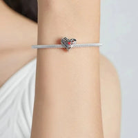 spider web on bracelet