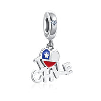 I Love Chile Charm