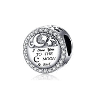 I Love You to the Moon and Back Charm