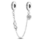 Infinity Heart Safety Chain