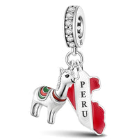 Peruvian Flag Charm