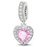 Pink Heart Charm Pendant