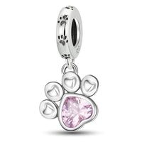 Pink Paw Charm
