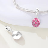 Pink Cowboy Hat Charm detail view
