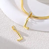 Gold Letter L Charm