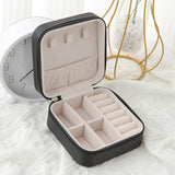 Travel Jewelry Box – Compact, Elegant & Functional (Available in Black, Pink, or White)