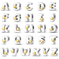 Gold Letter D Charm