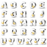 Gold Letter D Charm