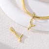 Gold Letter Y Charm