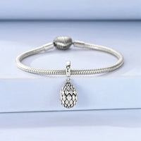 Dragon Egg Charm in 925 sterling silver, fits Pandora bracelets – view 4