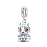 Baby Dragon Charm in 925 sterling silver, fits Pandora bracelets