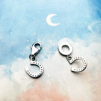 Silver Horseshoe Charm