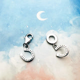 Silver Horseshoe Charm