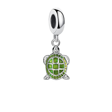Green Turtle Charm