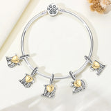 Wedding Anniversary Charm in 925 sterling silver, fits Pandora bracelets – view 2