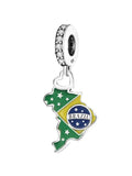 Brazil Flag Charm