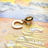 Gold Horseshoe Charm