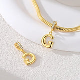 Gold Letter G Charm