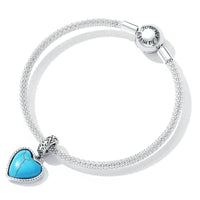 blue heart bracelet