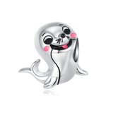 Sea Lion Charm fits Pandora bracelets, 925 sterling silver