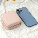 Travel Jewelry Box – Compact, Elegant & Functional (Available in Black, Pink, or White)