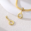 Gold Letter O Charm