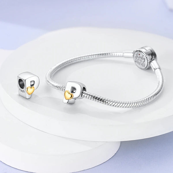 Gold Letter P Pandora