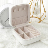 Travel Jewelry Box – Compact, Elegant & Functional (Available in Black, Pink, or White)