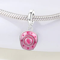Pink Cowboy Hat Charm detail view