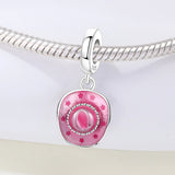 Pink Cowboy Hat Charm detail view