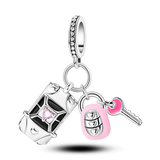 Pink Car Charm