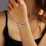 Wedding Couple Charm in 925 sterling silver, fits Pandora bracelets – view 2