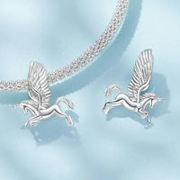 Silver Pegasus Charm