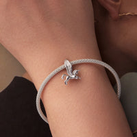 Silver Pegasus Charm