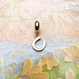 Gold Horseshoe Charm