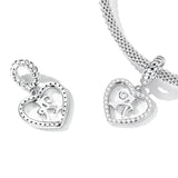 Heart Letter A Charm