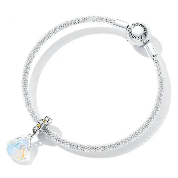 scallop shell dangle