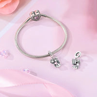 Bride and Groom Charm in 925 sterling silver, fits Pandora bracelets – view 2