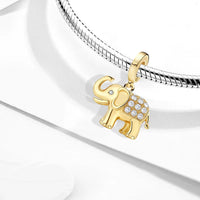 Gold Elephant Charm