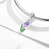 Purple Tulip Charm