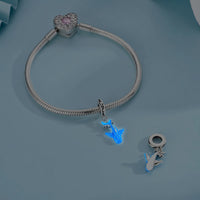 Whale Shark Charm in 925 sterling silver, fits Pandora bracelets – view 3