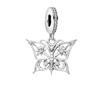 Silver Butterfly Charm