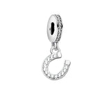 Silver Horseshoe Charm