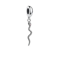 Silver Snake Charm