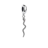 Silver Snake Charm