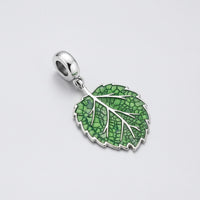 Green Leaf Charm