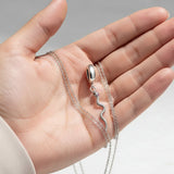 Silver Snake Charm