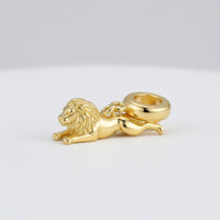 Gold Lion Charm