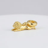 Gold Lion Charm