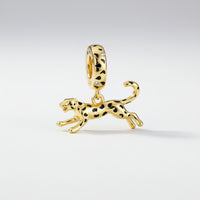 Gold Leopard Charm